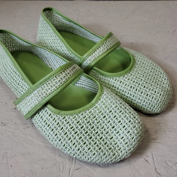 Tadeevo Barefoot Green Mesh Ballet Flats - EU 40 - Picture 2 of 7